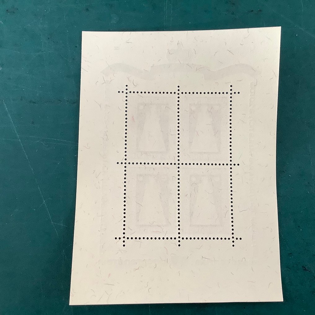 Liechtenstein 1941 - Kis lapocska Madonna von Dux-szal, A lemezszámmal. - Michel KB 197 #2.1
