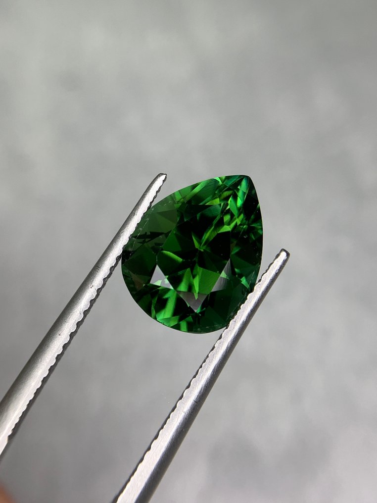 1 pcs  绿色 电气石  - 4.20 ct - 国际有色宝石协会（ICA GemLab） - 绿碧玺 #4.3