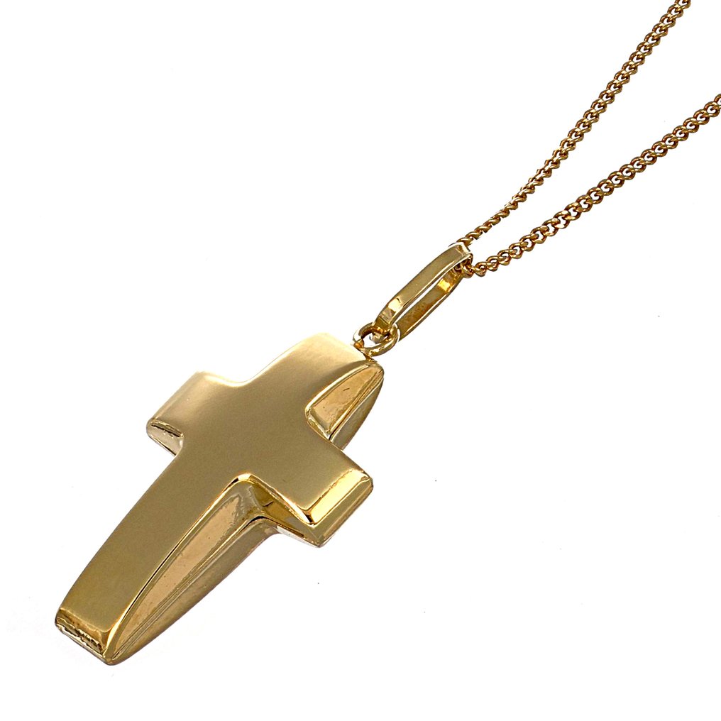 Κολιέ με μενταγιόν - 18 καράτια Κίτρινο χρυσό #3.2