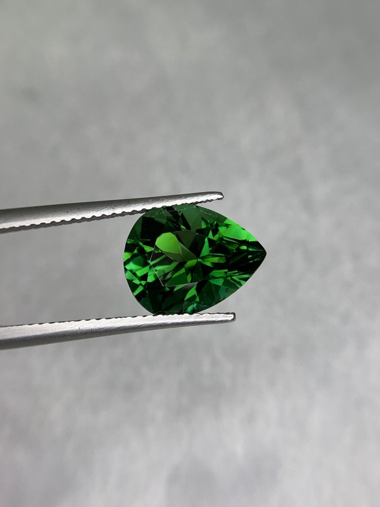 1 pcs  绿色 电气石  - 4.20 ct - 国际有色宝石协会（ICA GemLab） - 绿碧玺 #3.2