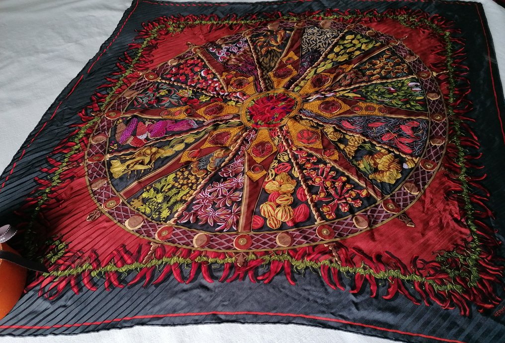 Hermès - AUX PAYS DES ÉPICES by Annie Faivre - Foulard #2.1