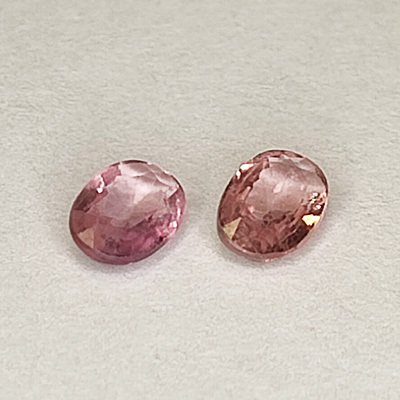 2 pcs  Zaffiro padparadscha  - 0.97 ct - Antwerp Laboratory for Gemstone Testing (ALGT) #3.2