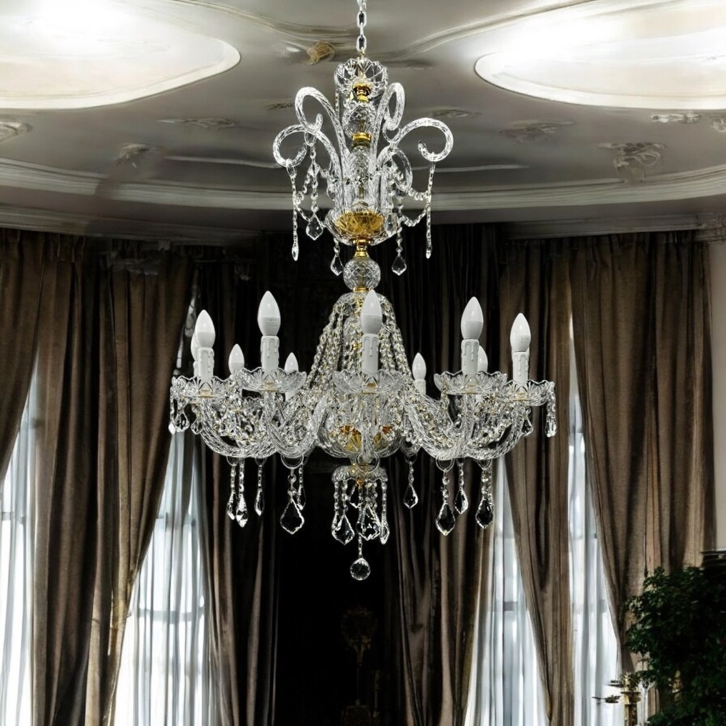 Lighting D’Antan - 枝形吊灯 - Regency - 水晶 - 12盏灯 #1.0