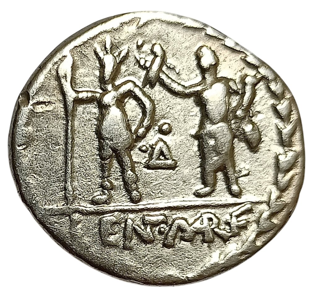 羅馬共和國. P. Cornelius Lentulus Marcellinus, 100 BC. Denarius #1.0