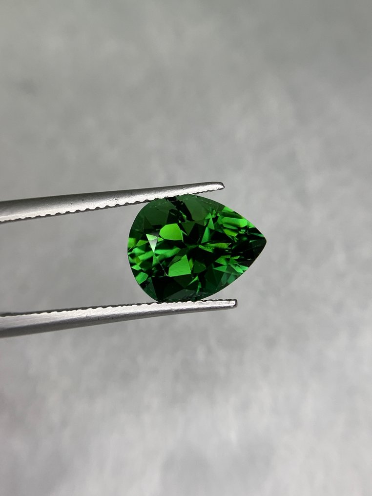 1 pcs  绿色 电气石  - 4.20 ct - 国际有色宝石协会（ICA GemLab） - 绿碧玺 #2.1