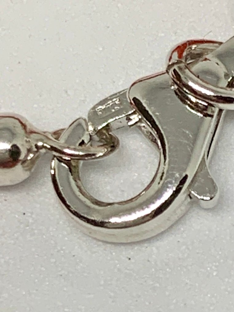 Corallo di sangue - Argento - Collana - Corallo del Mediterraneo #4.3