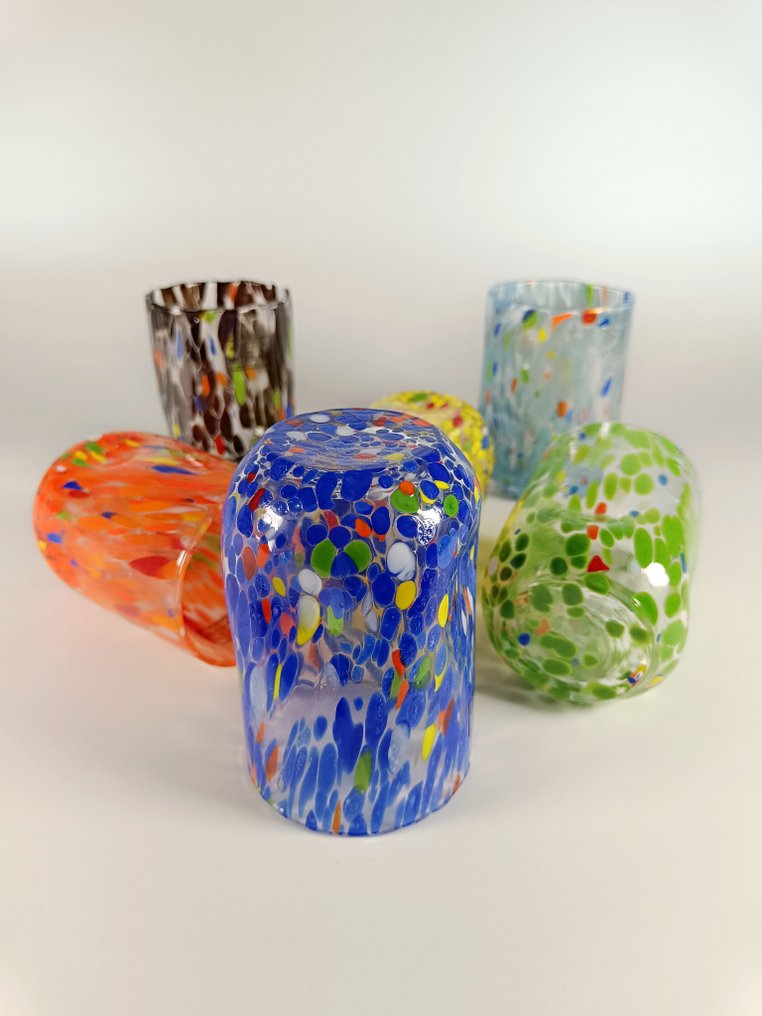 Secoloventesimo - Drinking service (6) - Glass - Set of six glasses #3.2