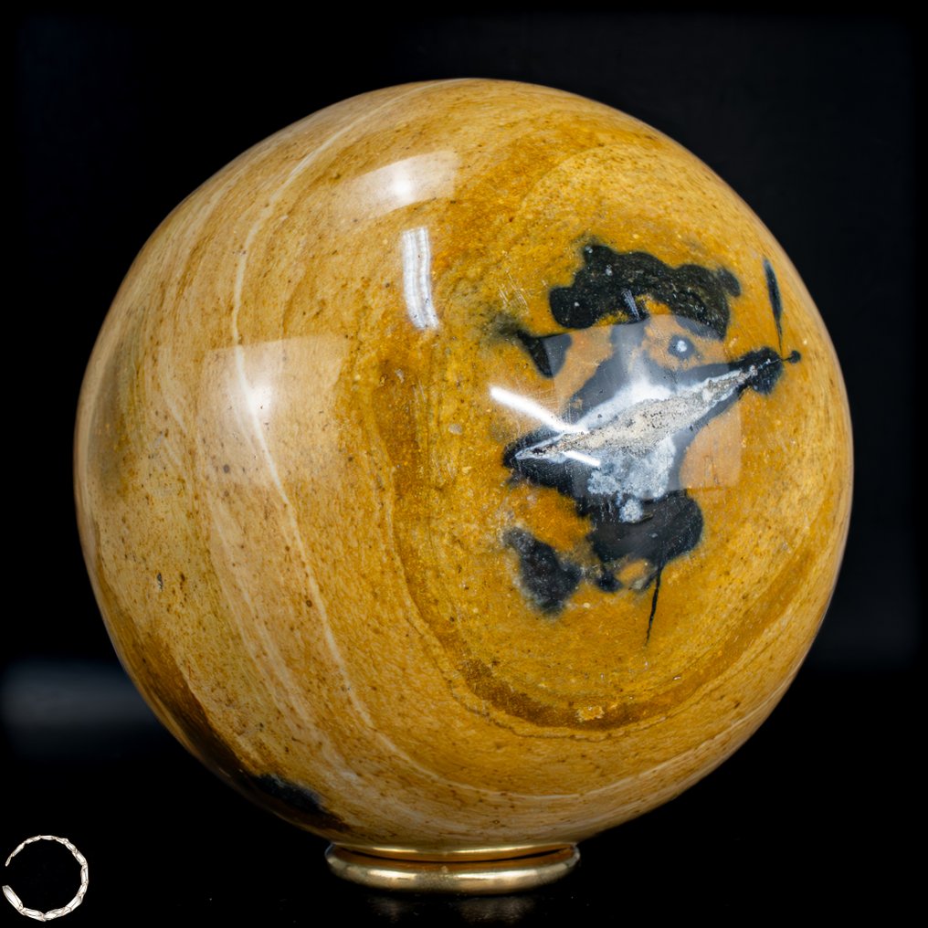 Descoperire nouă! Jasp natural rar - Calcedonie Sferă- 2294.17 g #1.0