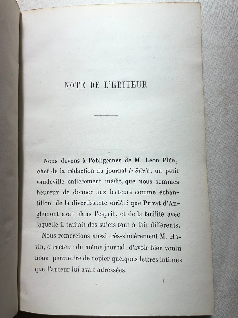 Privat d'Anglemont/Baudelaire - Paris Inconnu - 1861 #1.0