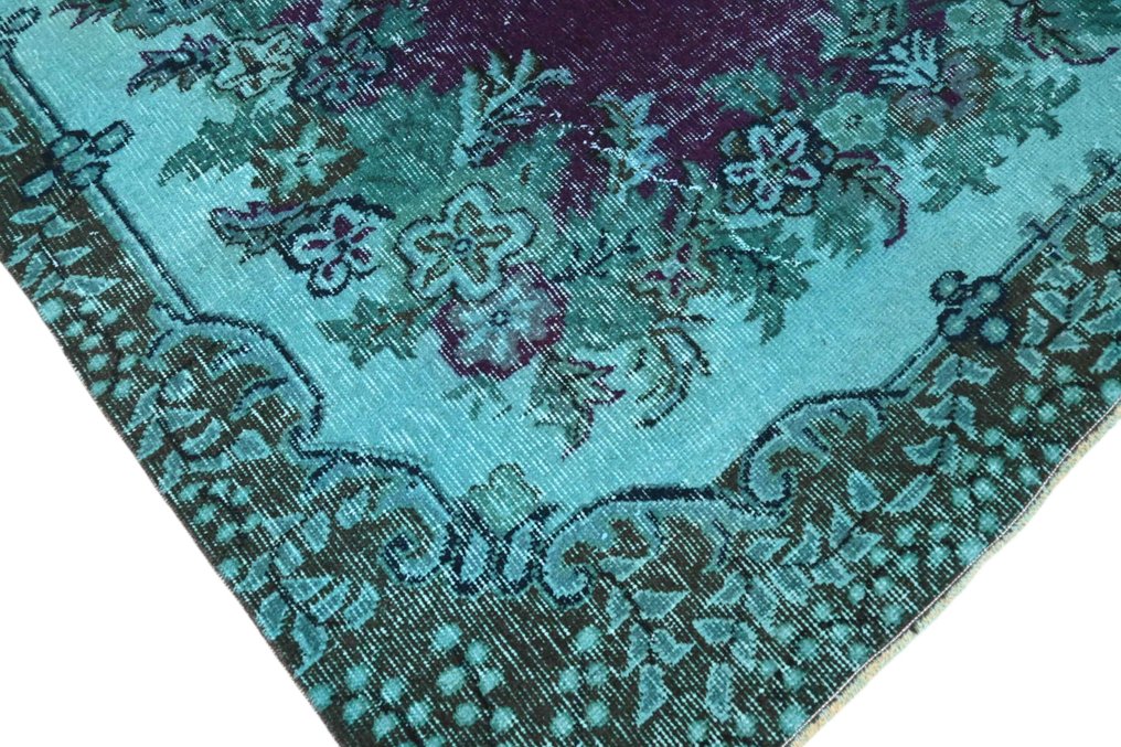 绿松石复古 - 小地毯 - 266 cm - 154 cm - 有证书 #4.3