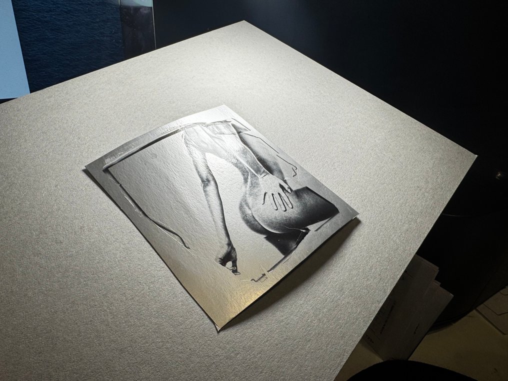 Mik Mød - Strong Beauty - PolaLift on Silver paper, 2024 #3.2