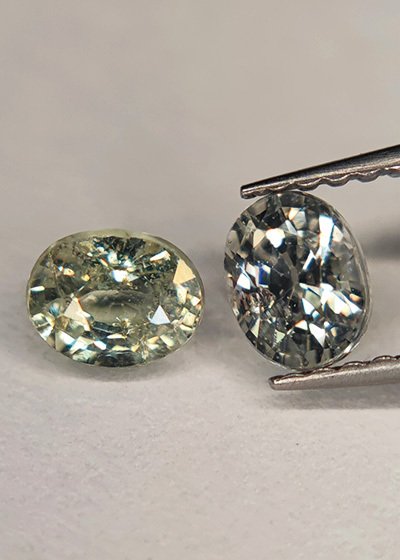 2 pcs  黄色, 绿色 蓝宝石  - 1.33 ct - 安特卫普宝石检测实验室（ALGT） #1.0