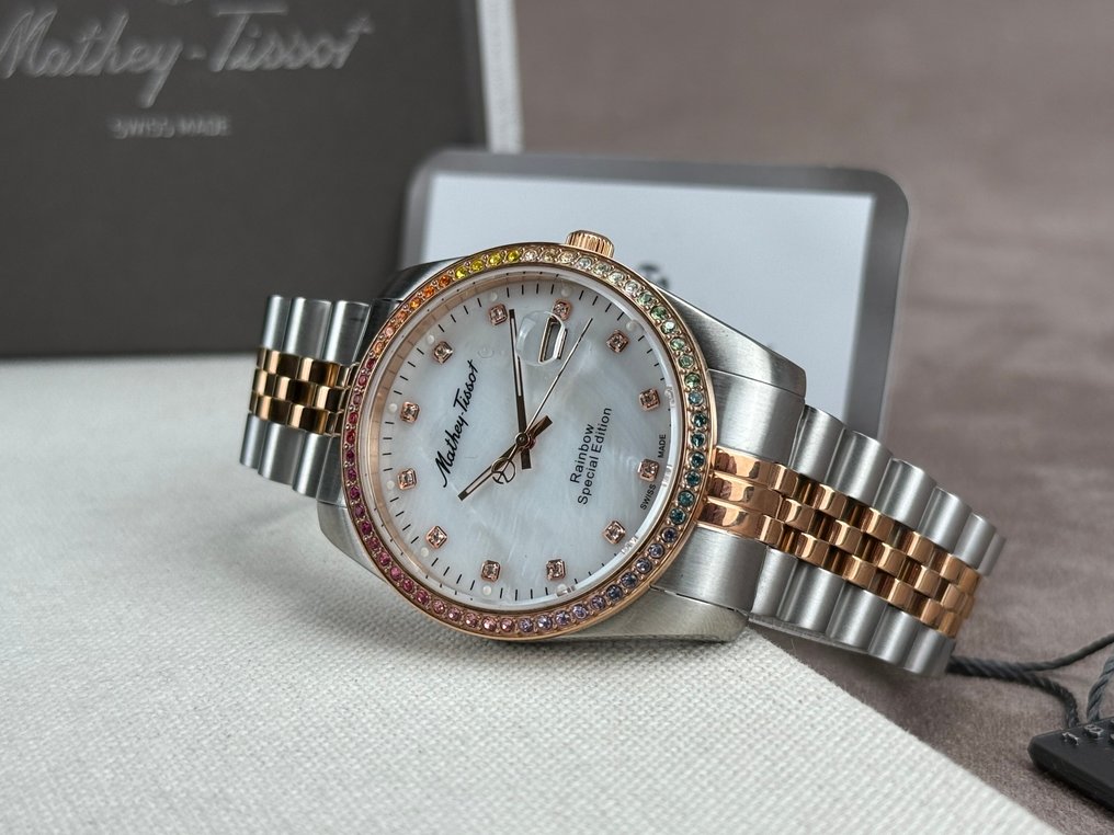 Mathey-Tissot - Mathy Rainbow Date Special Edition - Sans prix de réserve - H809BQI - Unisexe - 2020 et après #4.3