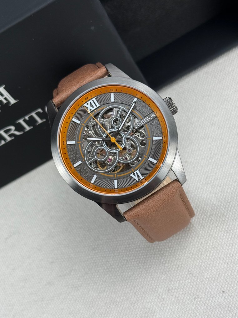 Heritor - Automatic Jomas Semi-Skeleton - Silver/Bronze - No reserve price - HERHR9505 - Men - 2020+  #1.0