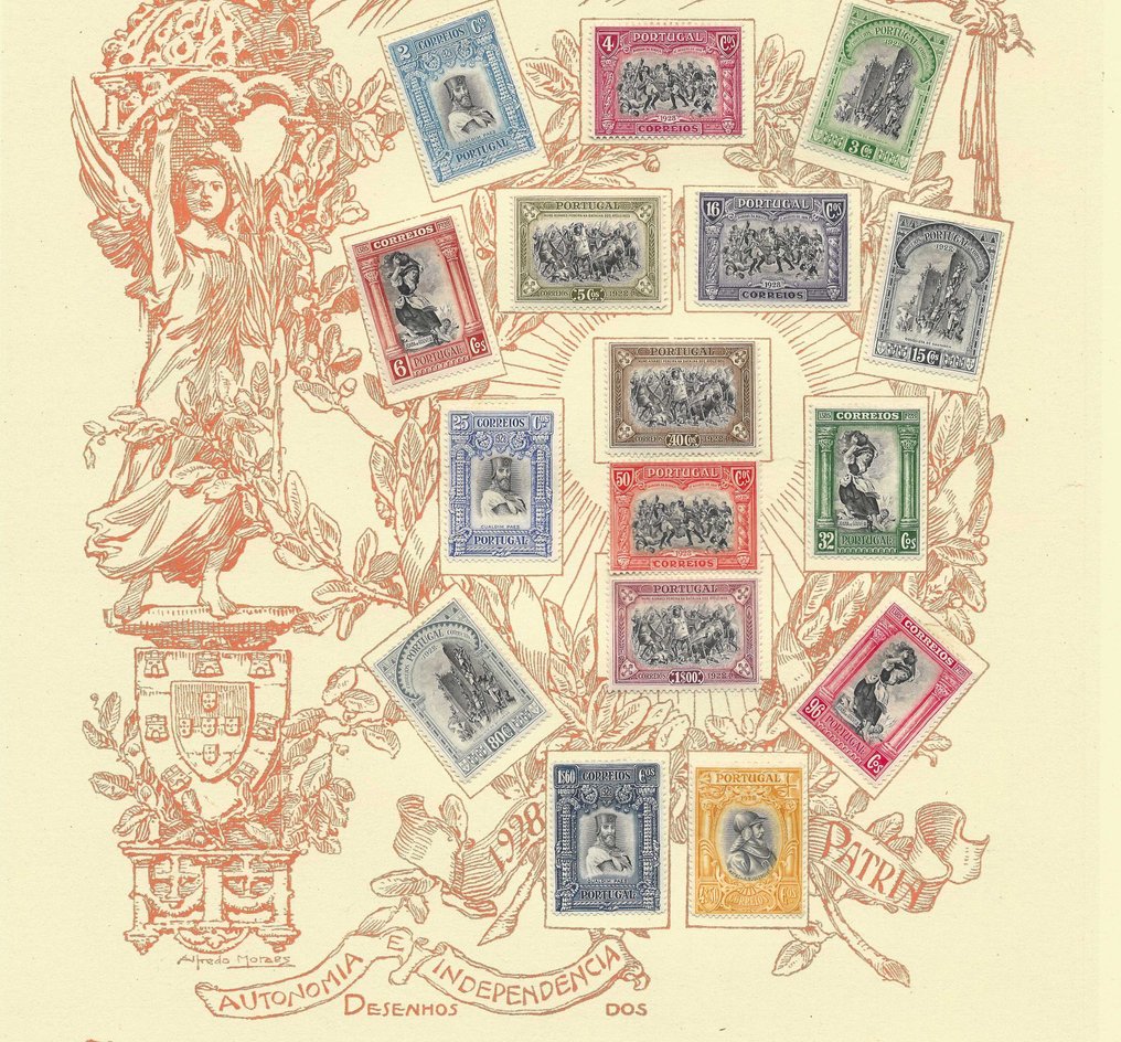 葡萄牙 1928 - 葡萄牙独立历史学会海报，第三版系列（1928年） #2.1