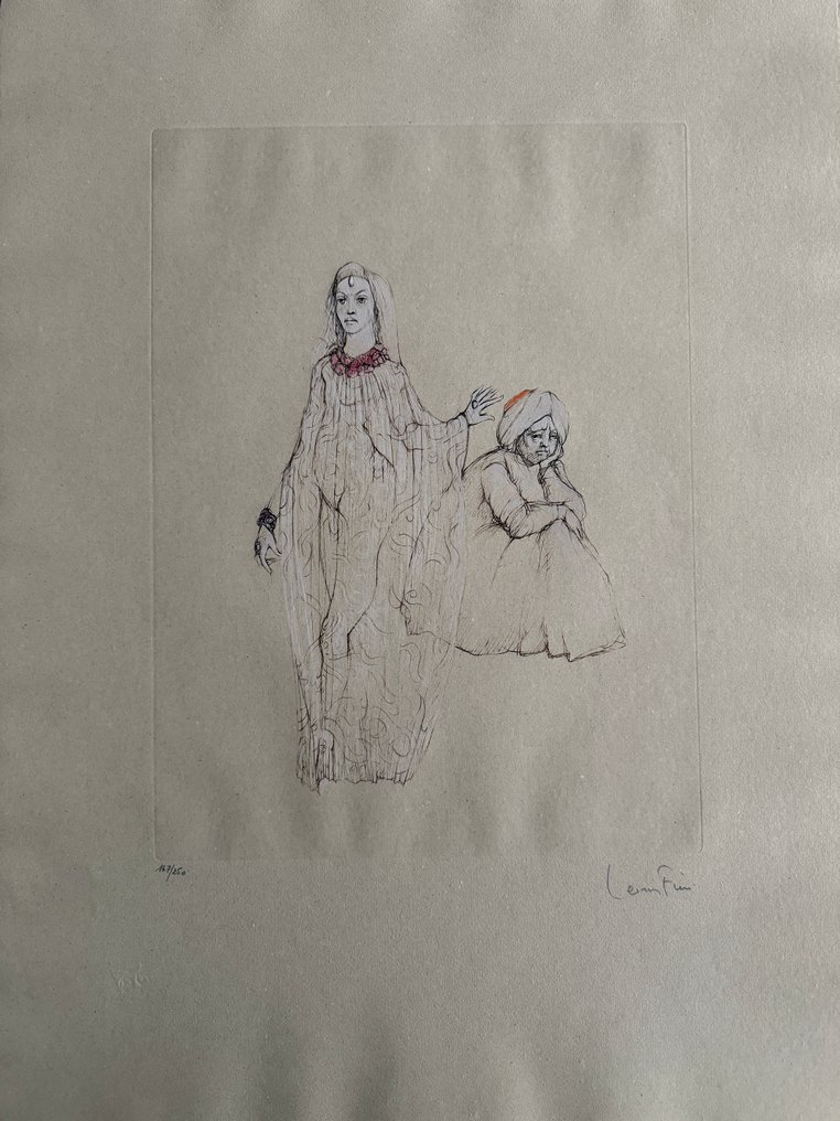 Leonor Fini (1907-1996) - L'homme insatisfait et sa concubine #1.0