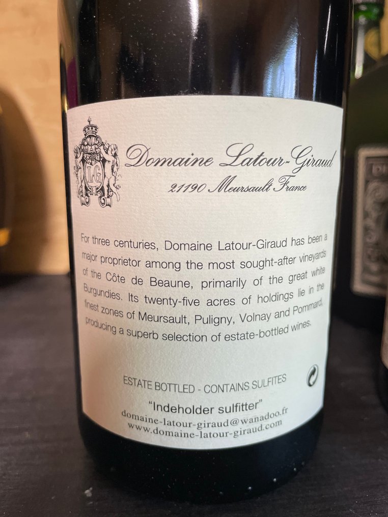 2020 Domaine Latour-Giraud "Clos des Chênes" - Volnay 1er Cru - 3 Flasker (0,75 L) #1.0
