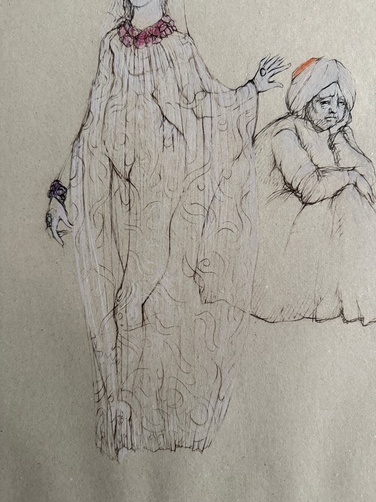 Leonor Fini (1907-1996) - L'homme insatisfait et sa concubine #3.2