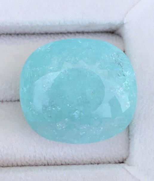 1 pcs  蓝色, 绿色 帕拉伊巴碧玺  - 41.82 ct - 美国宝石研究院（GIA） - 大尺寸 Suberb 颜色 #3.2