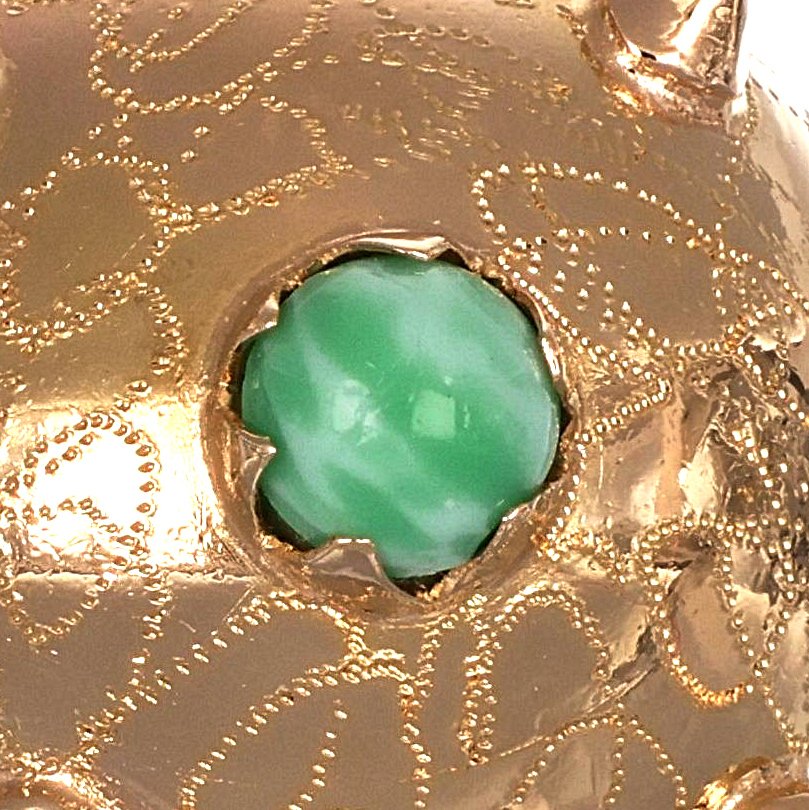 吊坠 - 18K包金 黄金 -  1.08ct. tw. 绿松石 #3.2