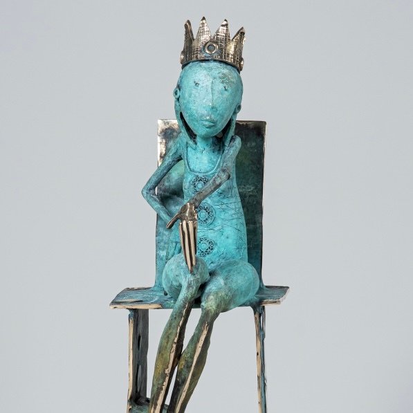 Dariusz Zielinski - The Queen -LARGE  Bronze, 71cm ok 15kg #1.0