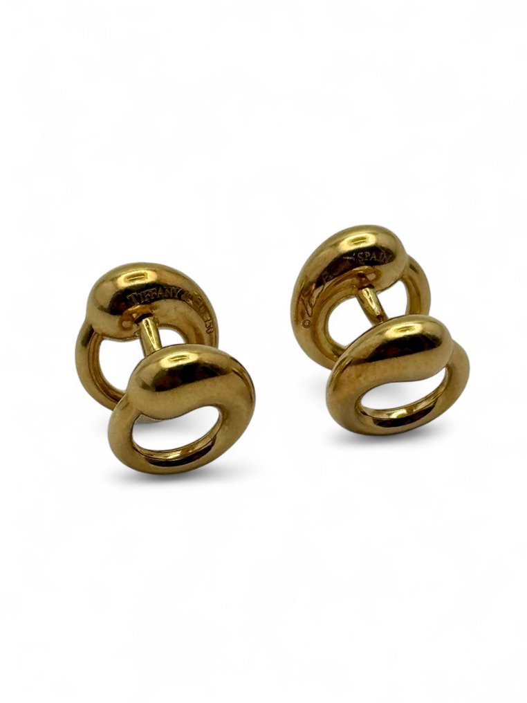 Tiffany & Co. - Cufflinks - Elsa Peretti , gemelli - 18 kt. Yellow gold #1.0
