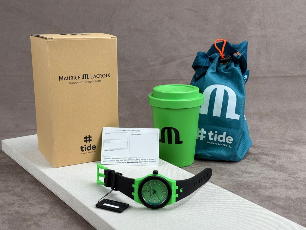 Maurice Lacroix - Aikon Tide green Edition - 没有保留价 - AI2008-70070-300-0 - 男士 - 2020年及之后  #2.1