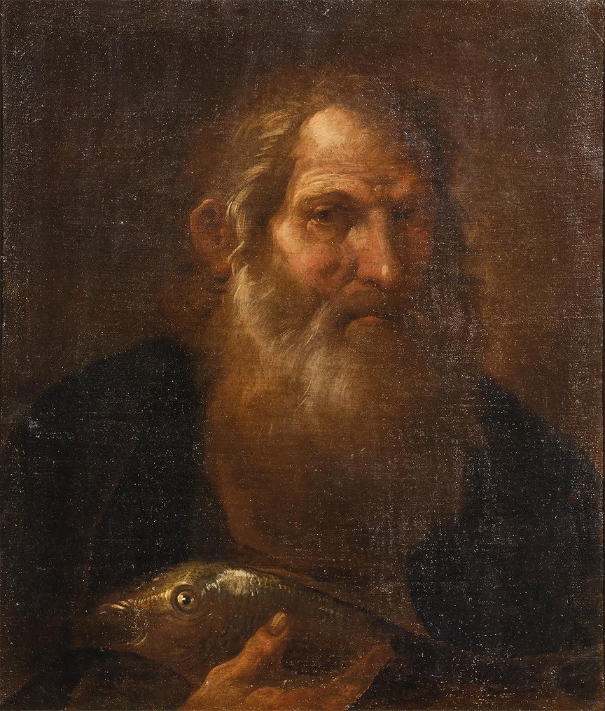 Pittore caravaggesco attivo a Napoli (XVII) - San Pietro #1.0