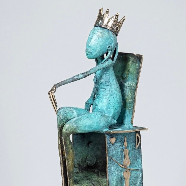 Dariusz Zielinski - The Queen -LARGE  Bronze, 71cm ok 15kg #1.0