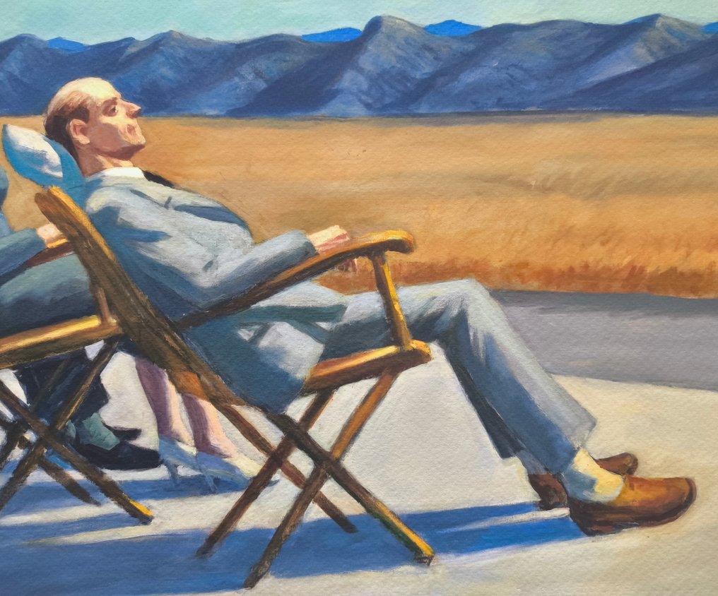 Edward Hopper (1882-1967) (after) - "People in the Sun, 1960" #3.2