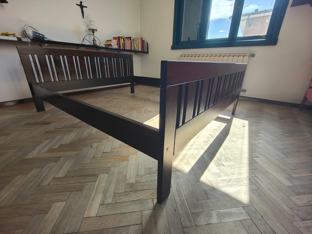 Poltronova - Ettore Sottsass - Lit - Califfo - Palissandre - Califfo bed in two squares #1.0