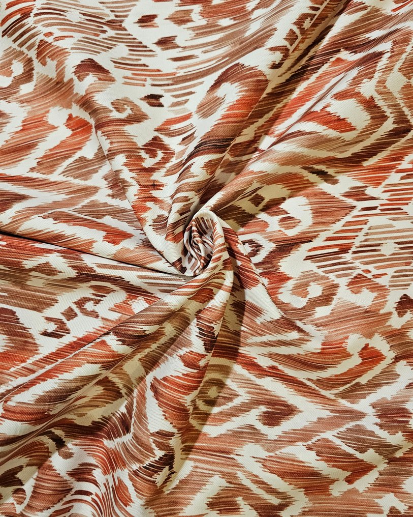 Υφασμα IKAT, αποκλειστικό, αυθεντικός σχεδιασμός - 300x280cm - καλλιτεχνικό - Ύφασμα  - 300 cm - 280 cm #4.3