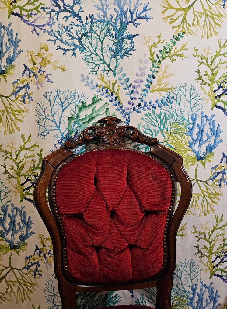 独家面料，彩色珊瑚 - 300x280厘米 - 地中海设计 - 纺织品  - 300 cm - 280 cm #4.3