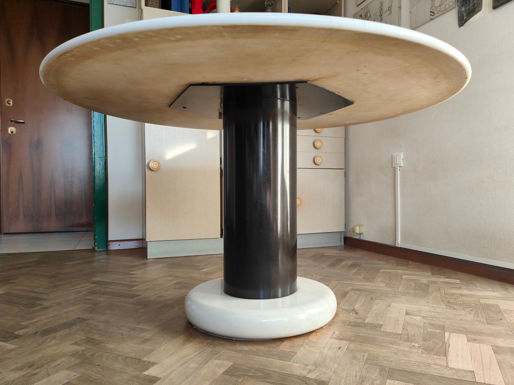 Poltronova - Ettore Sottsass - Τραπεζαρία - Λόττο - Χάλυβας - Τραπέζι Λωτό από Μάρμαρο #4.3