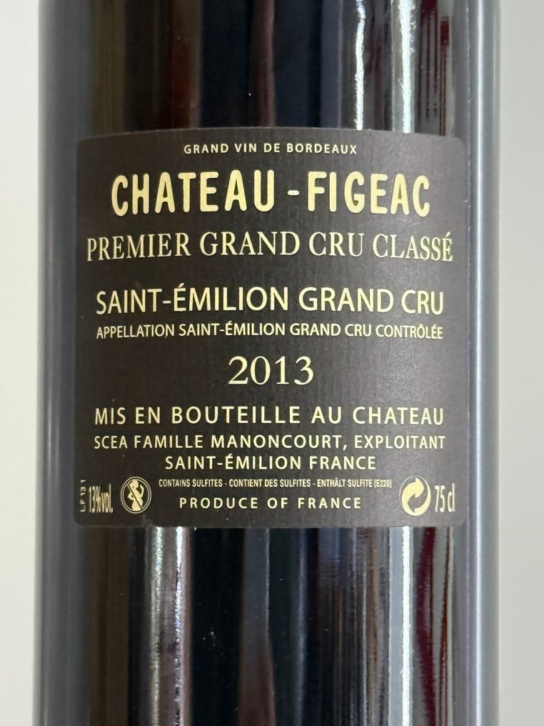 2013 Château Figeac - Saint-Émilion 1er Grand Cru Classé B - 1 Φιάλη (0,75L) #3.2