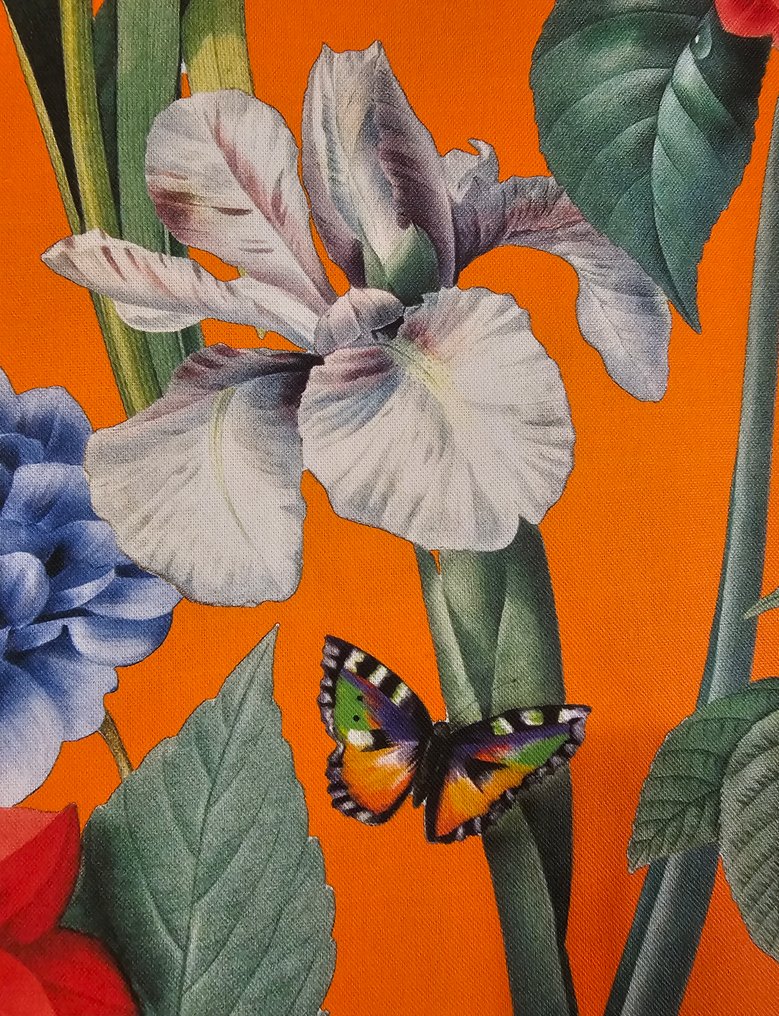 300x280cm! Αποκλειστικό υφασμάτινο μποέμικο floral, πορτοκαλί - Artistic Design - Ύφασμα - 300 cm - 280 cm #4.3