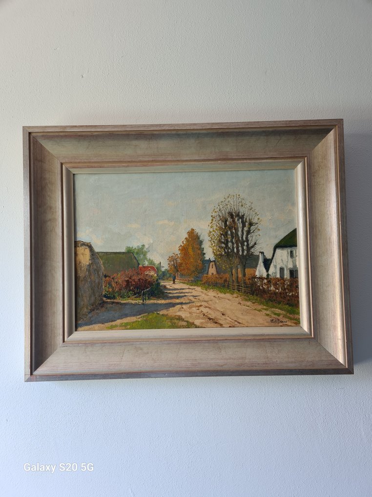 C.M. Garms (1863-1944) - Rustiek dorpsgezicht #1.0
