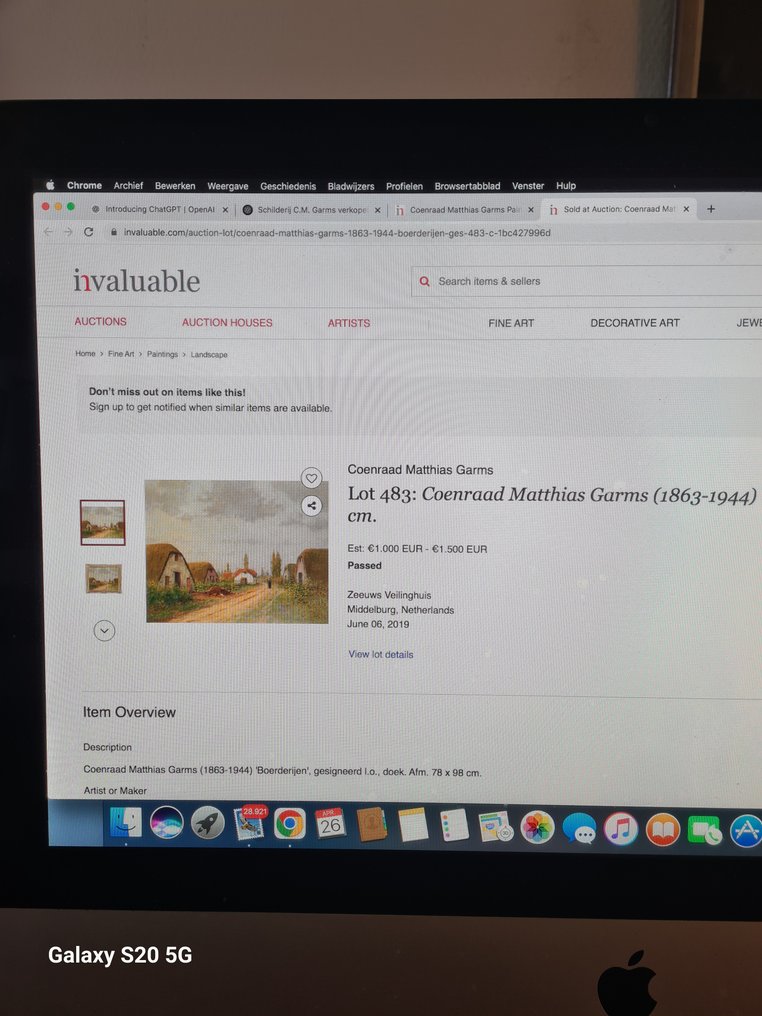 C.M. Garms (1863-1944) - Rustiek dorpsgezicht #4.3