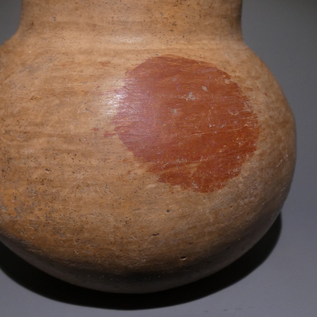 Κολίμα, δυτική ακτή του Μεξικού. Terracotta Γυάλινο δοχείο. Ύψος 11 εκ. Άδεια εισαγωγής Ισπανίας. 100 π.Χ. - 250 μ.Χ. #2.1