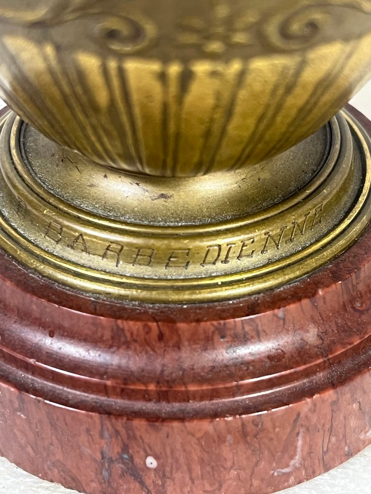 Vase - Patinated bronze - Bronze vase Barbedienne #2.1