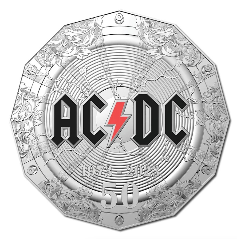 澳大利亚. 50 Cent 2023  RAM AC/DC 50. Jubiläum - 1/2 oz  (没有保留价) #1.0