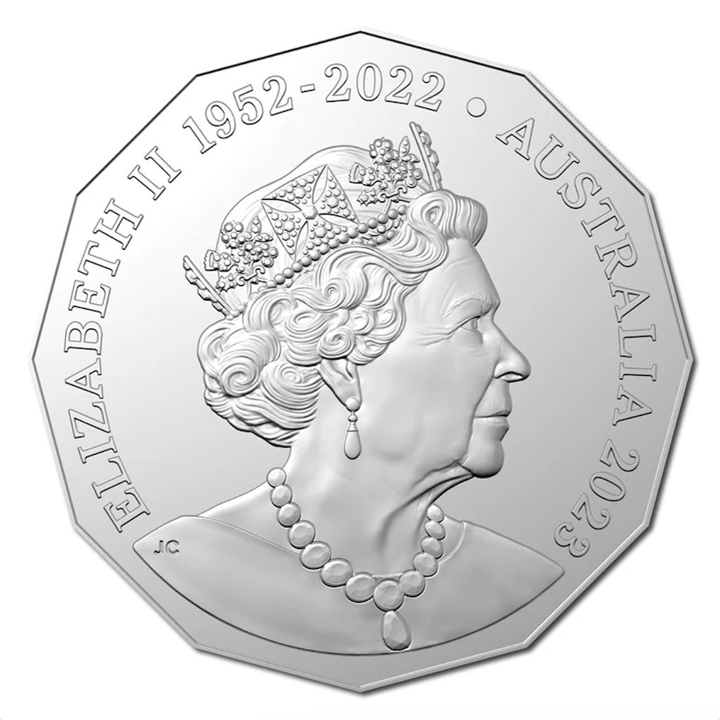 澳大利亚. 50 Cent 2023  RAM AC/DC 50. Jubiläum - 1/2 oz  (没有保留价) #1.0