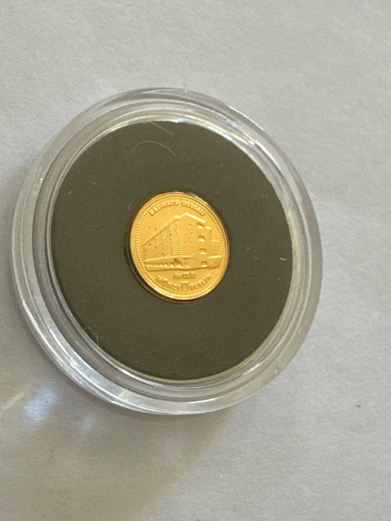 Κόσμος. Gold medal ND Bauhaus Dessau - 0,28g (χωρίς τιμή ασφαλείας) #1.0