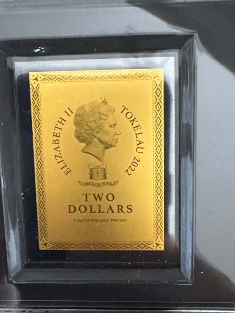 Tokelau. 2 Dollars Crazy Horse  Indian Chiefs - 1/200 (.999)  mit CoA  (Ohne mindestpreis) #1.0