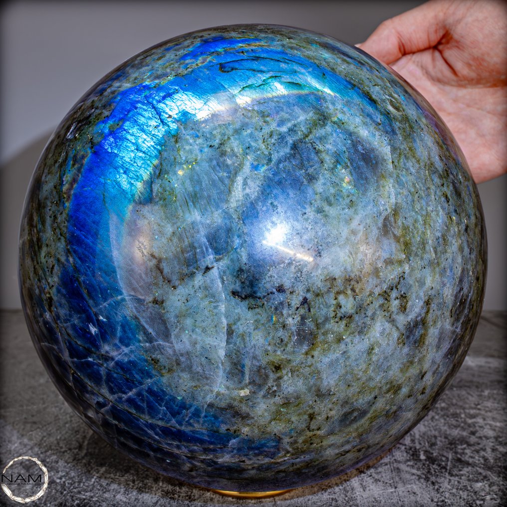 Natural Labradorite sphere 10.4 kg Masterpiece of Nature- 10440.67 g #3.2