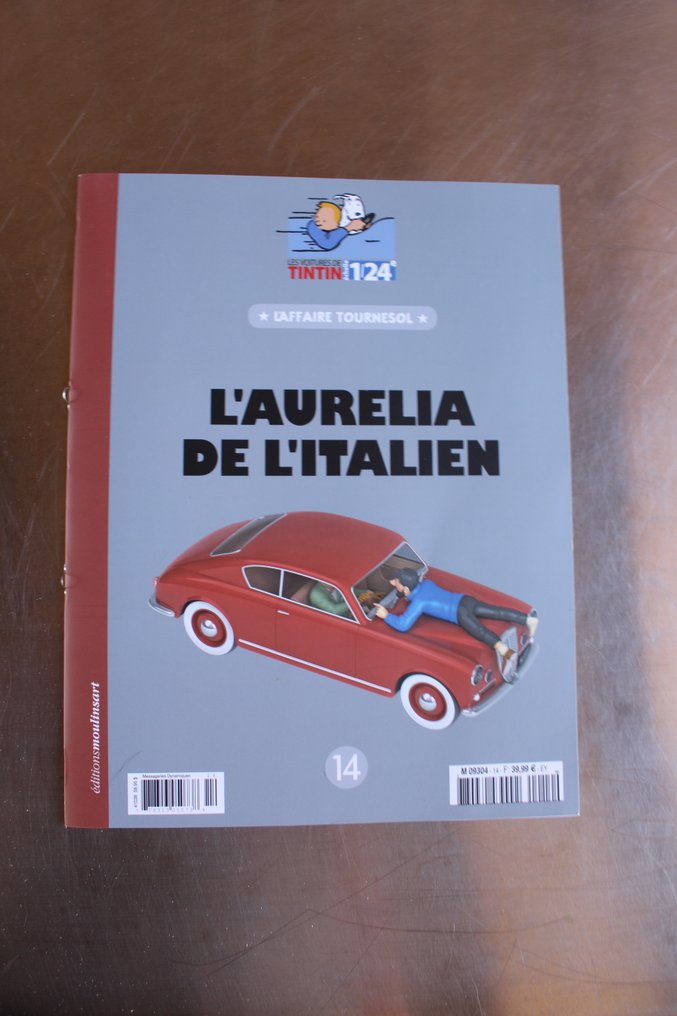 Moulinsart 1:24 - Modellino di auto - Lancia Aurelia B20 GT - Tintin Model #1.0