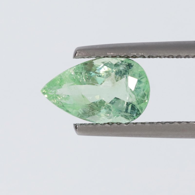 1 pcs 绿色 电气石 - 2.45 ct - 亚洲宝石科学院(AIGS) - 帕拉伊巴电气石 #1.0