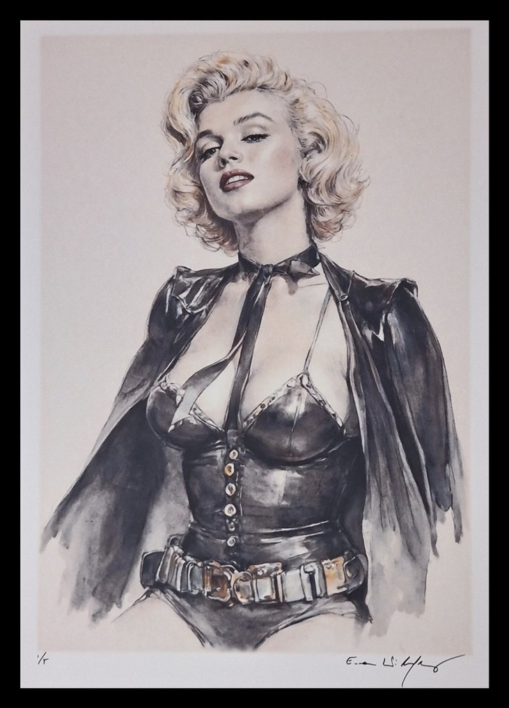 Marilyn Monroe - Vintage Pin Up edition by Emma Wildfang - Large size #1.0