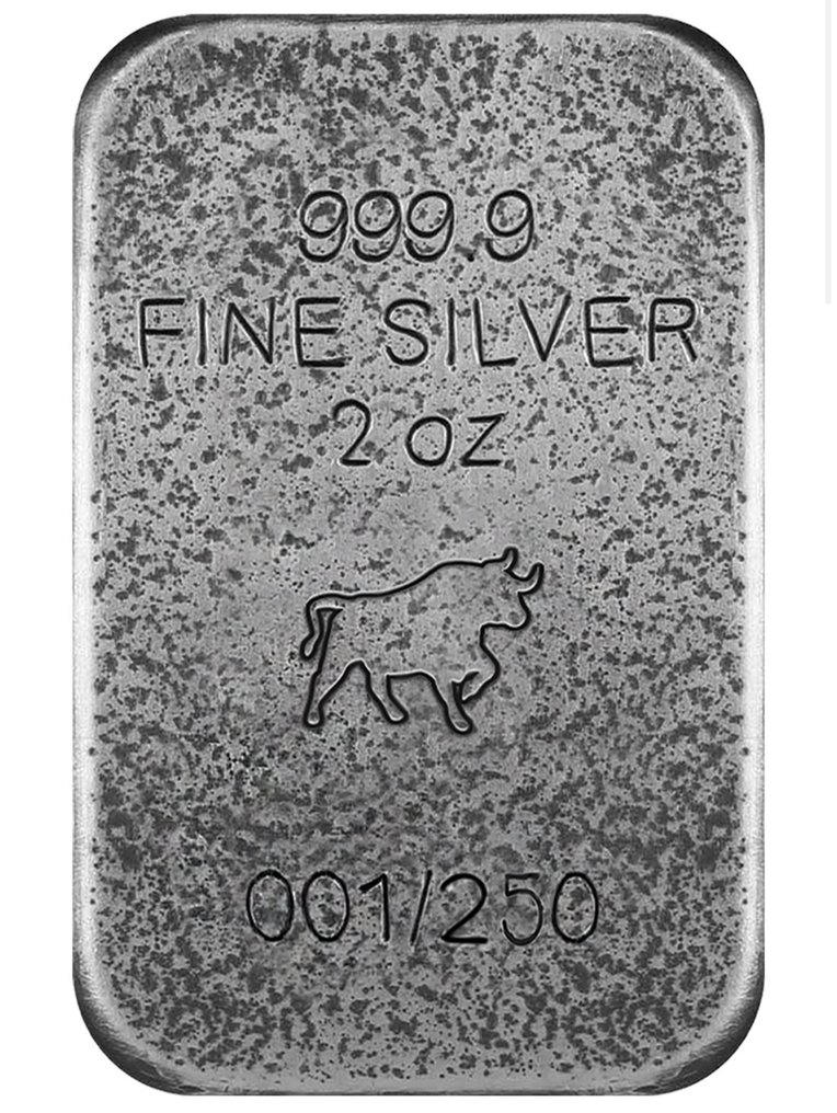 World. Silver bar ND Astronaut , 2 Oz (.999) #3.2