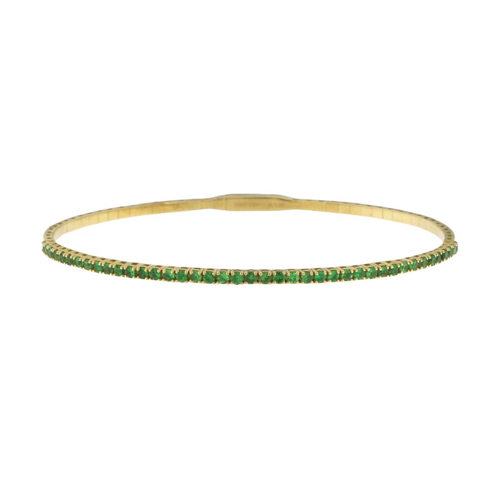 Bracciale - 18 carati Oro giallo -  1.39ct. tw. - Tsavorite #1.0